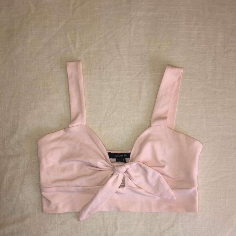 Forever21 Pink Crop Top
